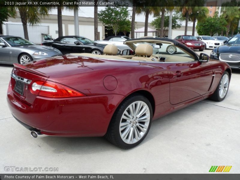Claret Red Metallic / Caramel 2010 Jaguar XK XK Convertible
