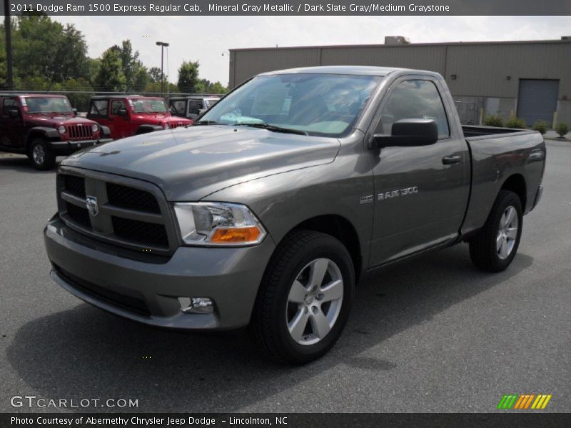Mineral Gray Metallic / Dark Slate Gray/Medium Graystone 2011 Dodge Ram 1500 Express Regular Cab