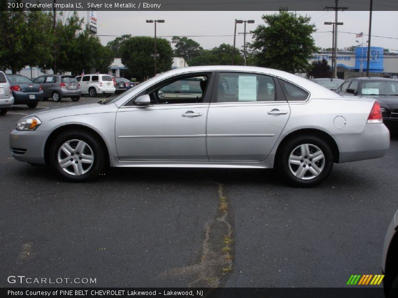 Silver Ice Metallic / Ebony 2010 Chevrolet Impala LS