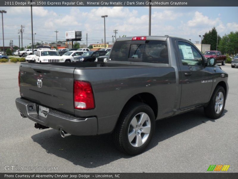 Mineral Gray Metallic / Dark Slate Gray/Medium Graystone 2011 Dodge Ram 1500 Express Regular Cab