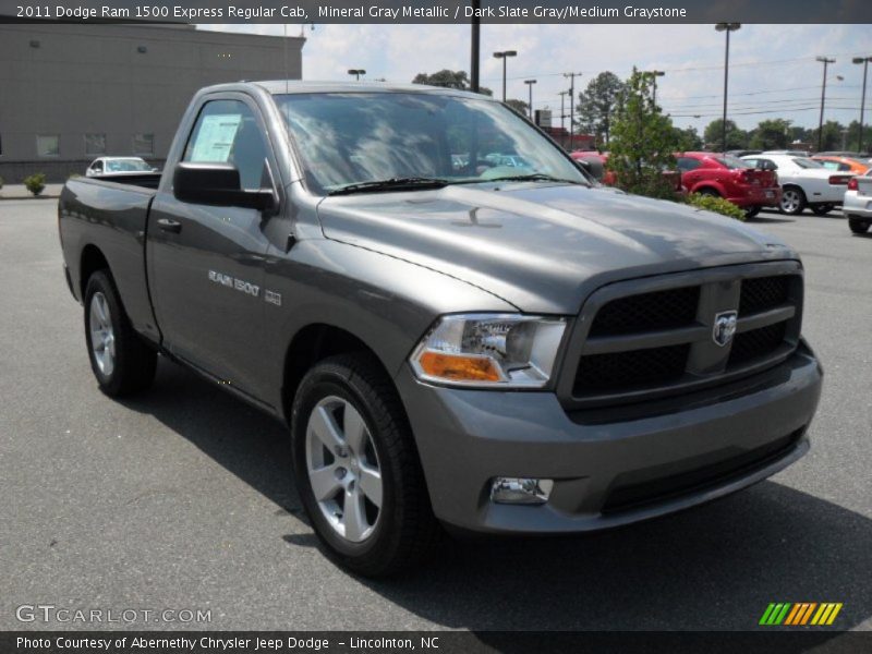 Mineral Gray Metallic / Dark Slate Gray/Medium Graystone 2011 Dodge Ram 1500 Express Regular Cab
