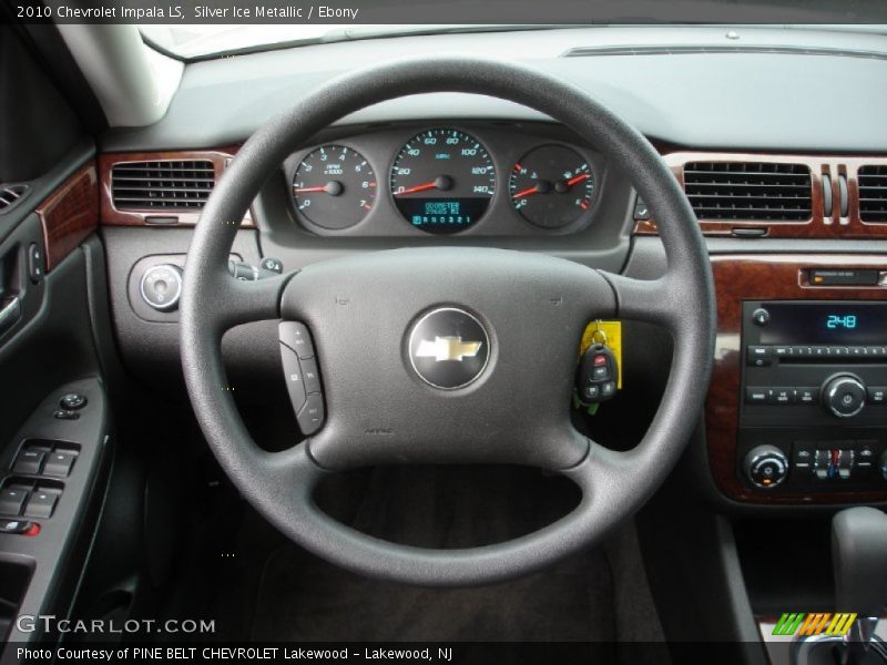 Silver Ice Metallic / Ebony 2010 Chevrolet Impala LS