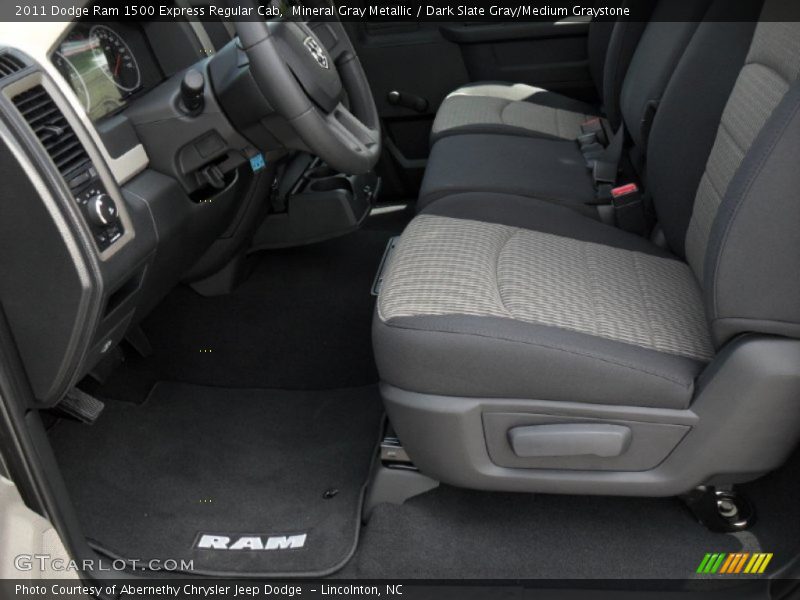 Mineral Gray Metallic / Dark Slate Gray/Medium Graystone 2011 Dodge Ram 1500 Express Regular Cab
