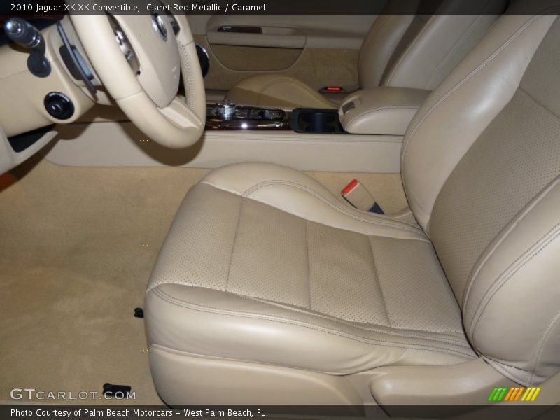 Claret Red Metallic / Caramel 2010 Jaguar XK XK Convertible