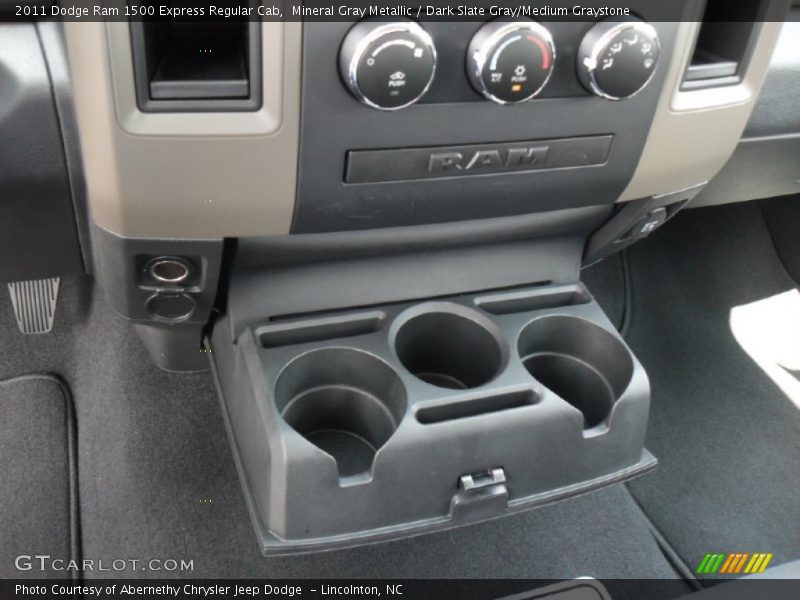 Mineral Gray Metallic / Dark Slate Gray/Medium Graystone 2011 Dodge Ram 1500 Express Regular Cab