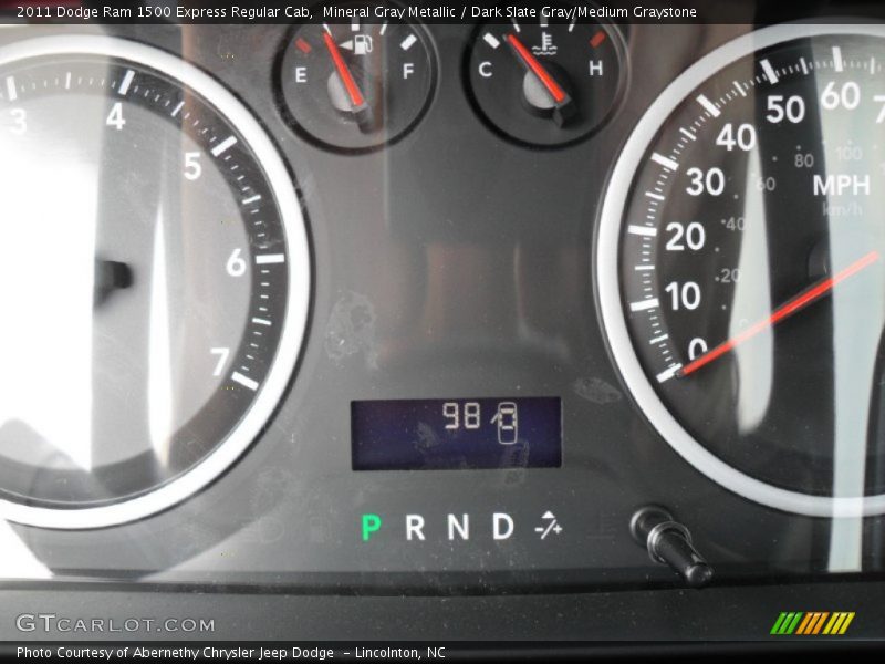 Mineral Gray Metallic / Dark Slate Gray/Medium Graystone 2011 Dodge Ram 1500 Express Regular Cab