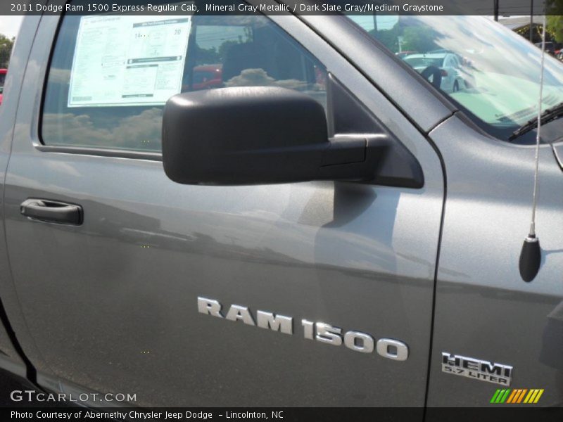 Mineral Gray Metallic / Dark Slate Gray/Medium Graystone 2011 Dodge Ram 1500 Express Regular Cab