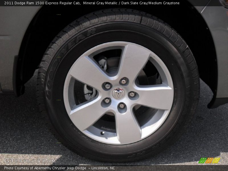 Mineral Gray Metallic / Dark Slate Gray/Medium Graystone 2011 Dodge Ram 1500 Express Regular Cab