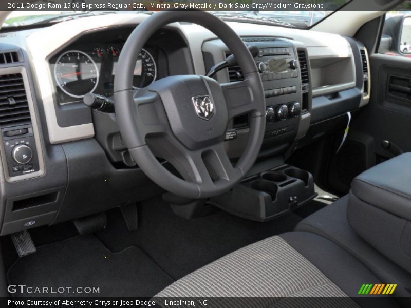 Mineral Gray Metallic / Dark Slate Gray/Medium Graystone 2011 Dodge Ram 1500 Express Regular Cab