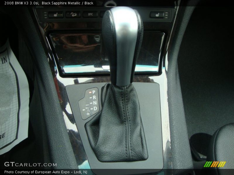 Black Sapphire Metallic / Black 2008 BMW X3 3.0si