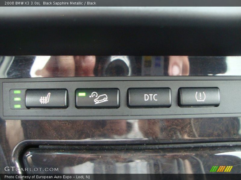 Black Sapphire Metallic / Black 2008 BMW X3 3.0si