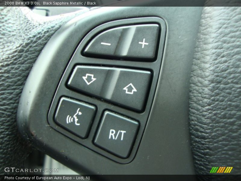 Black Sapphire Metallic / Black 2008 BMW X3 3.0si