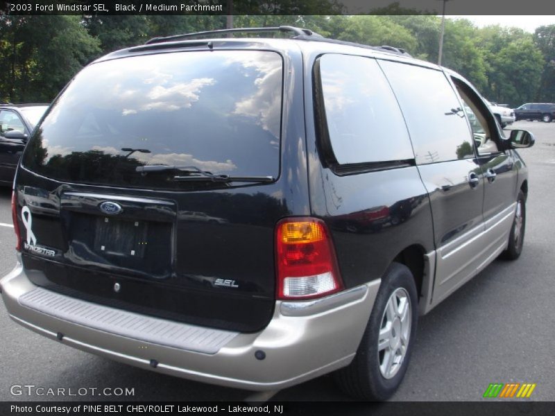 Black / Medium Parchment 2003 Ford Windstar SEL