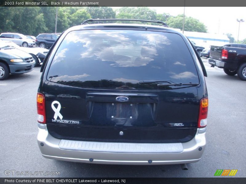 Black / Medium Parchment 2003 Ford Windstar SEL