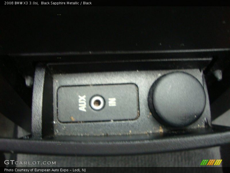 Black Sapphire Metallic / Black 2008 BMW X3 3.0si