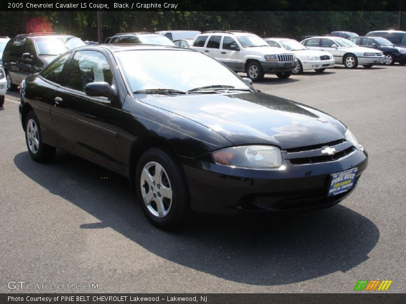 Black / Graphite Gray 2005 Chevrolet Cavalier LS Coupe