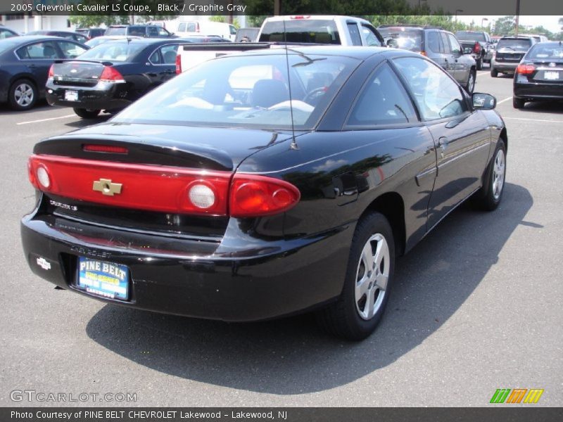 Black / Graphite Gray 2005 Chevrolet Cavalier LS Coupe