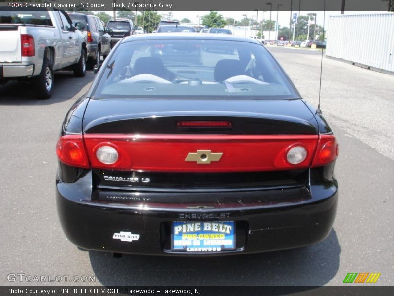 Black / Graphite Gray 2005 Chevrolet Cavalier LS Coupe
