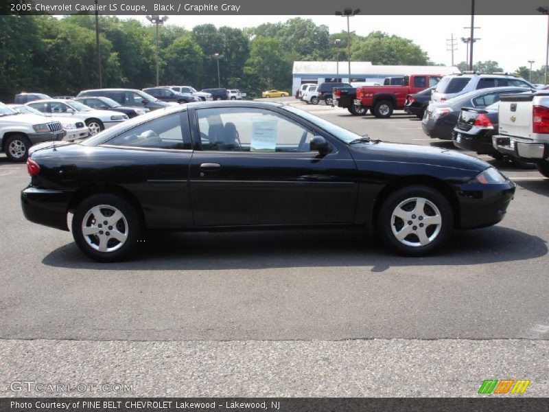 Black / Graphite Gray 2005 Chevrolet Cavalier LS Coupe