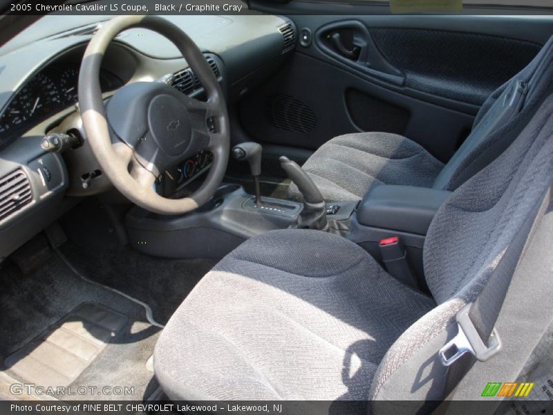  2005 Cavalier LS Coupe Graphite Gray Interior