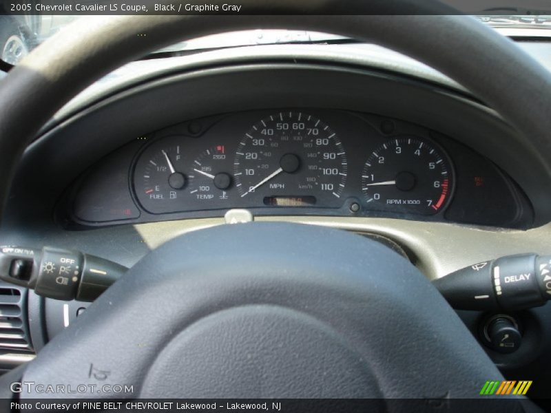 Black / Graphite Gray 2005 Chevrolet Cavalier LS Coupe
