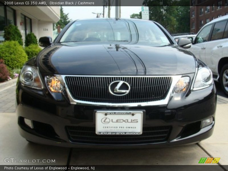 Obsidian Black / Cashmere 2008 Lexus GS 350 AWD