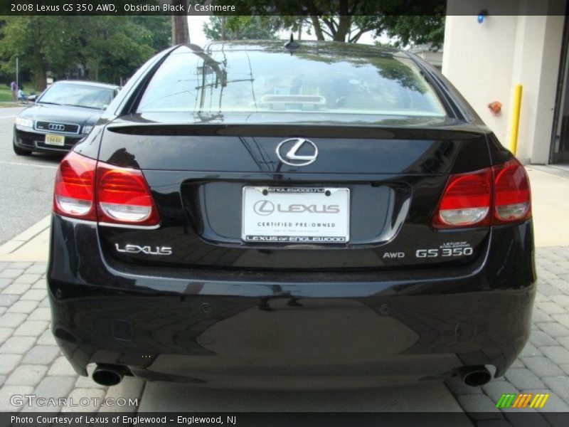 Obsidian Black / Cashmere 2008 Lexus GS 350 AWD