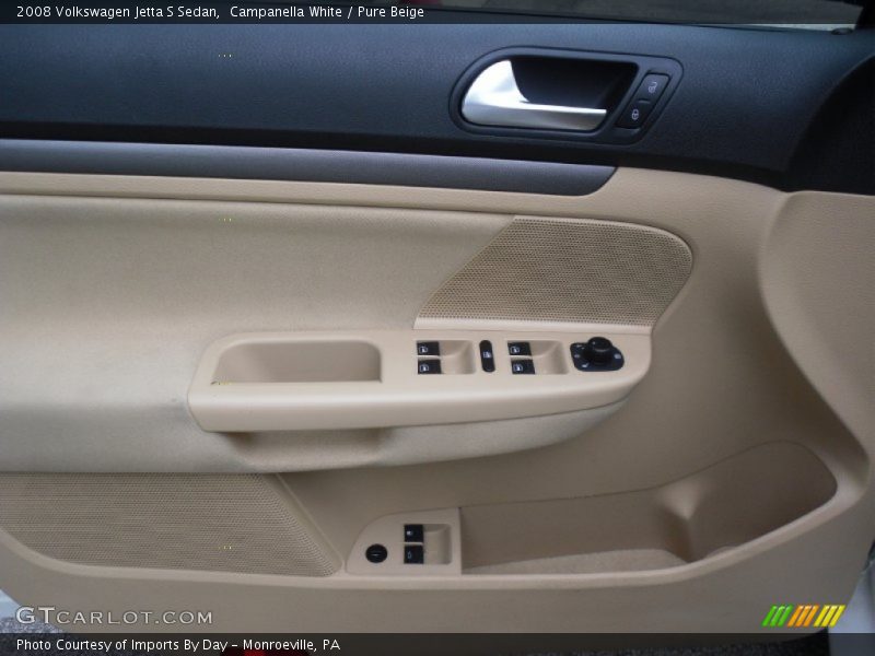 Campanella White / Pure Beige 2008 Volkswagen Jetta S Sedan