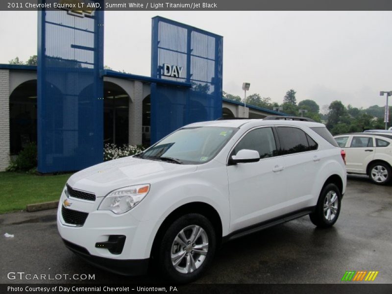 Summit White / Light Titanium/Jet Black 2011 Chevrolet Equinox LT AWD