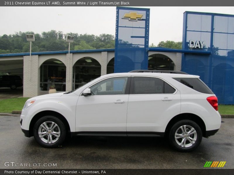 Summit White / Light Titanium/Jet Black 2011 Chevrolet Equinox LT AWD