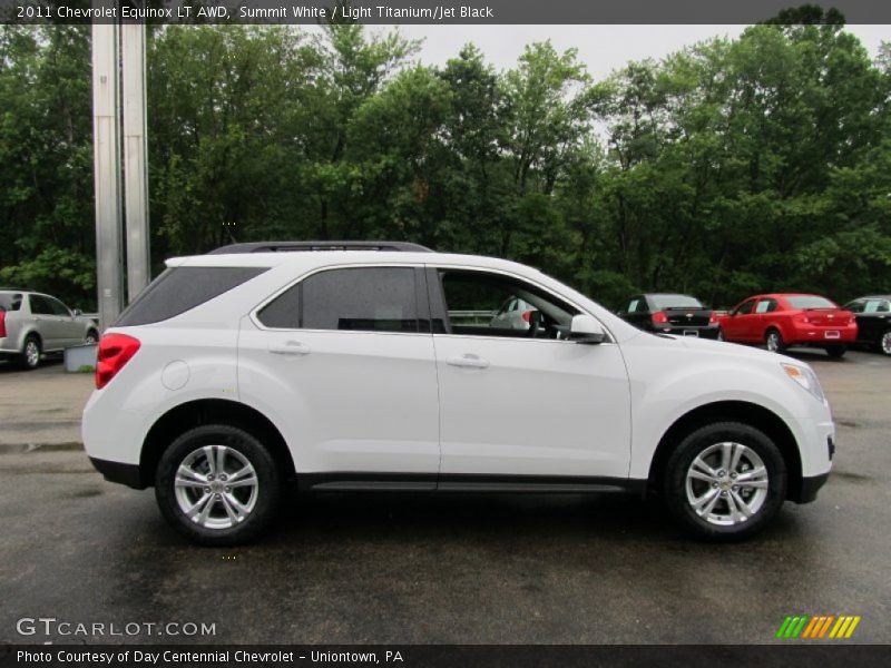 Summit White / Light Titanium/Jet Black 2011 Chevrolet Equinox LT AWD