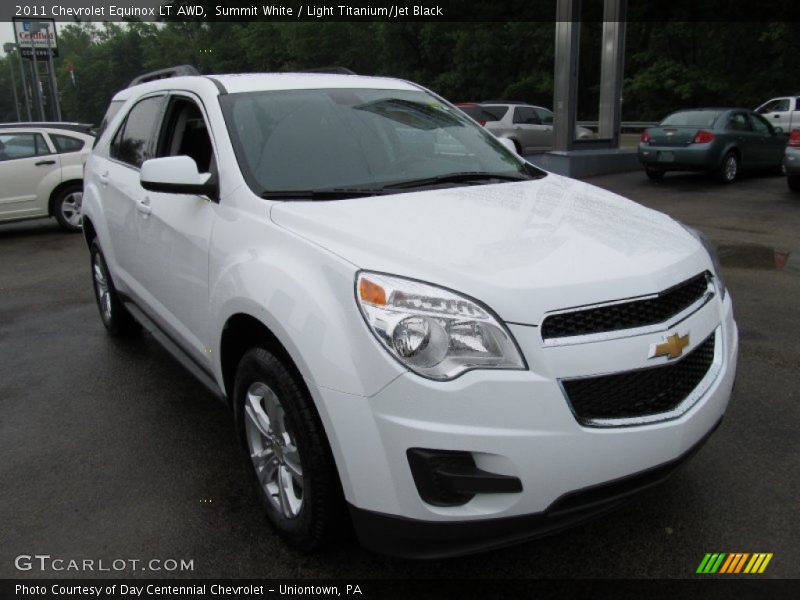 Summit White / Light Titanium/Jet Black 2011 Chevrolet Equinox LT AWD