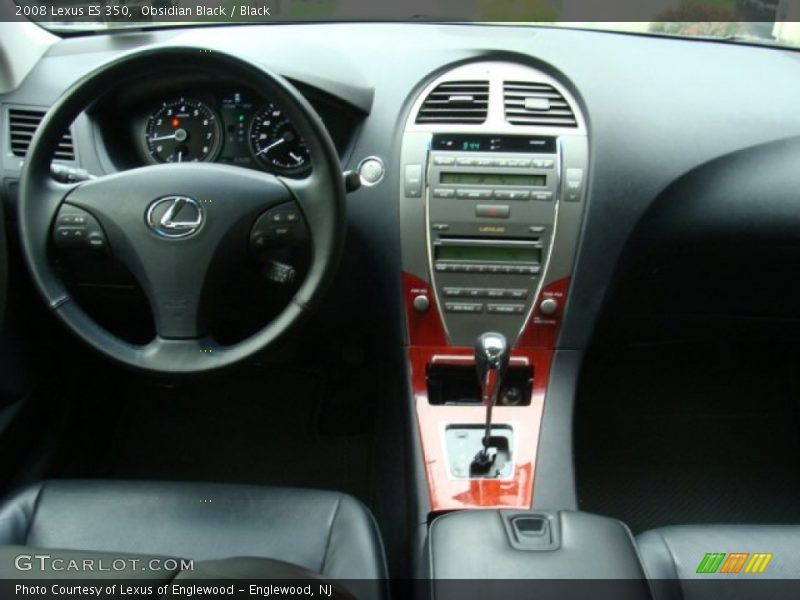 Obsidian Black / Black 2008 Lexus ES 350