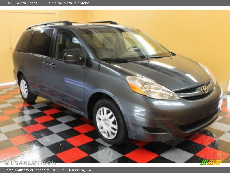 Slate Gray Metallic / Stone 2007 Toyota Sienna LE