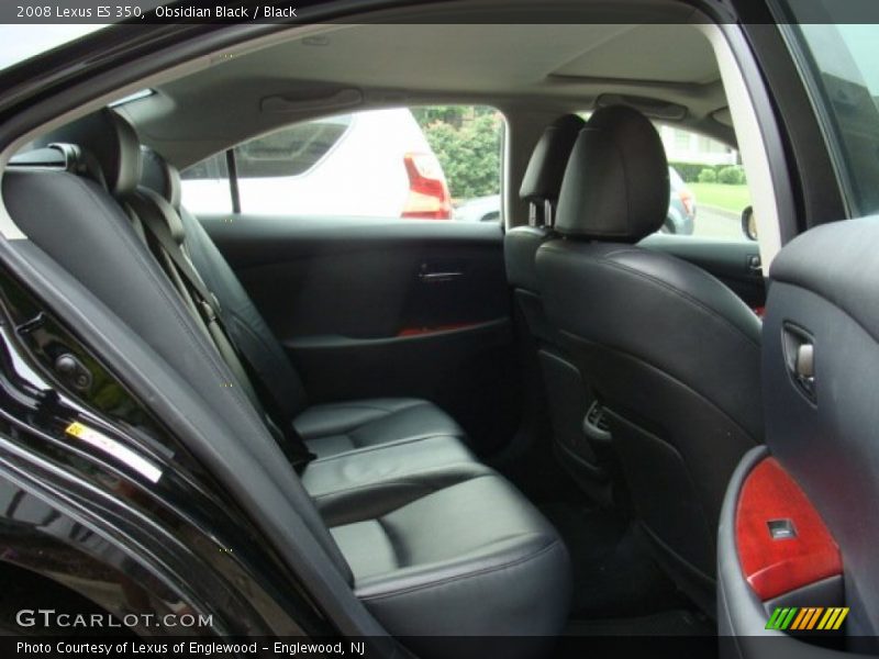 Obsidian Black / Black 2008 Lexus ES 350