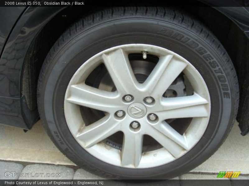 Obsidian Black / Black 2008 Lexus ES 350