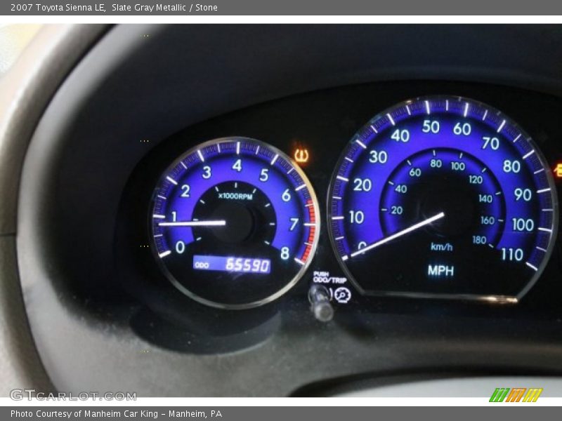 Slate Gray Metallic / Stone 2007 Toyota Sienna LE