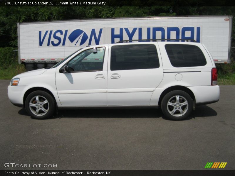 Summit White / Medium Gray 2005 Chevrolet Uplander LS