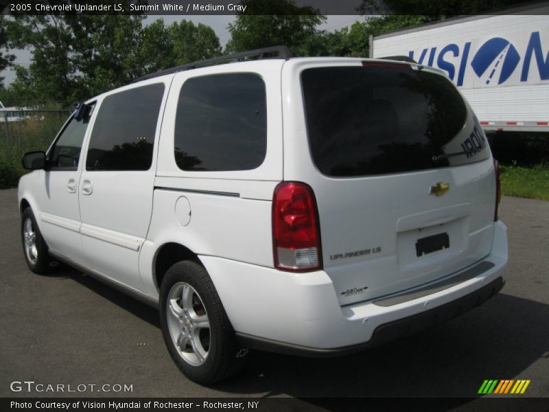 Summit White / Medium Gray 2005 Chevrolet Uplander LS