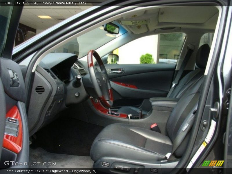 Smoky Granite Mica / Black 2008 Lexus ES 350