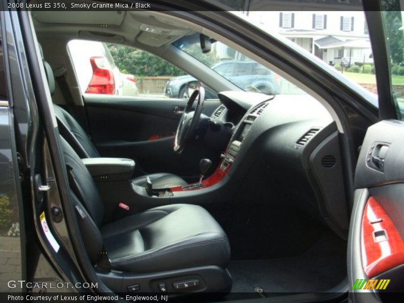 Smoky Granite Mica / Black 2008 Lexus ES 350