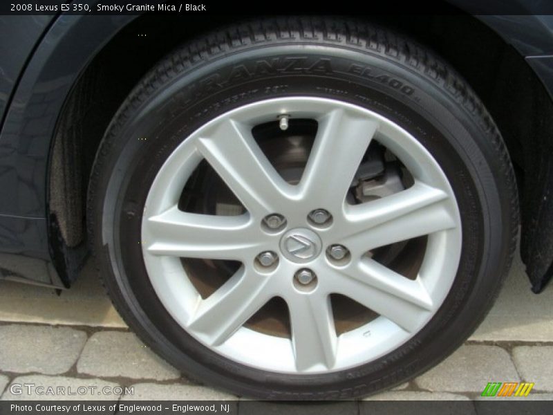 Smoky Granite Mica / Black 2008 Lexus ES 350
