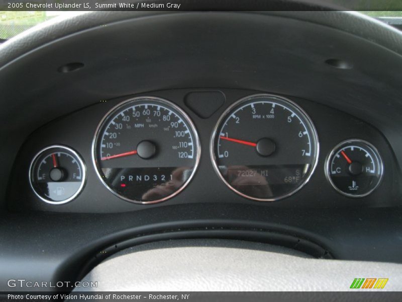 Summit White / Medium Gray 2005 Chevrolet Uplander LS