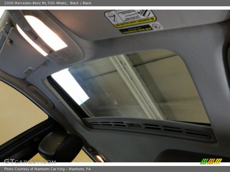 Black / Black 2006 Mercedes-Benz ML 500 4Matic
