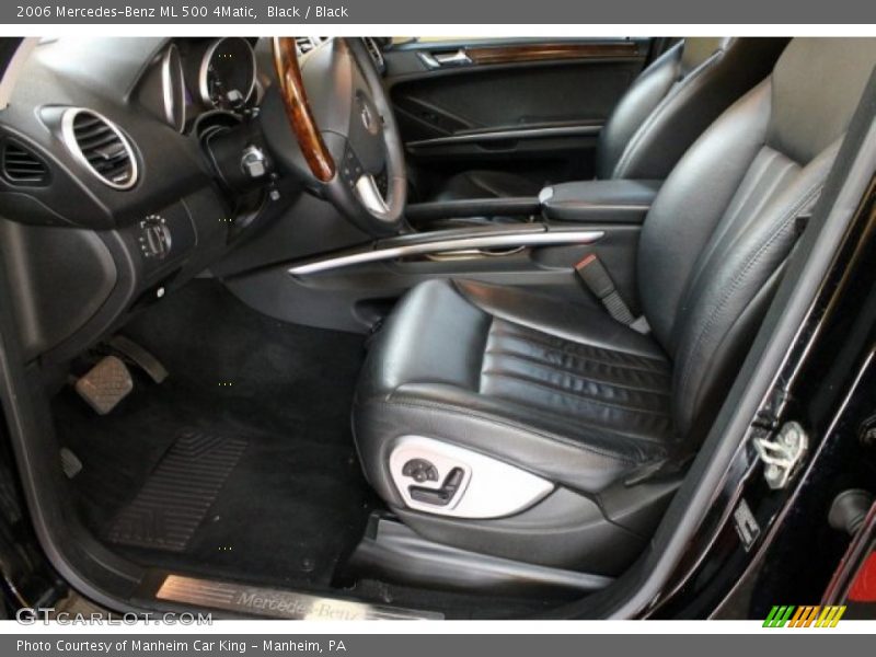 Black / Black 2006 Mercedes-Benz ML 500 4Matic