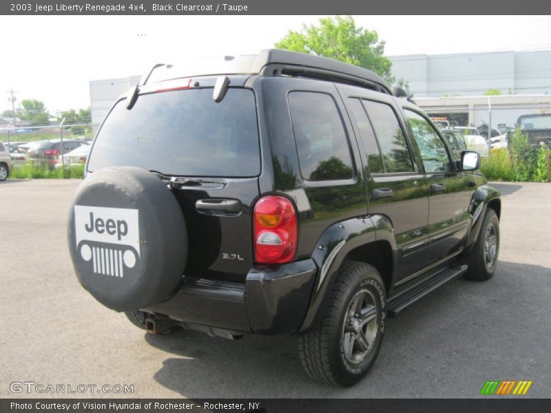 Black Clearcoat / Taupe 2003 Jeep Liberty Renegade 4x4