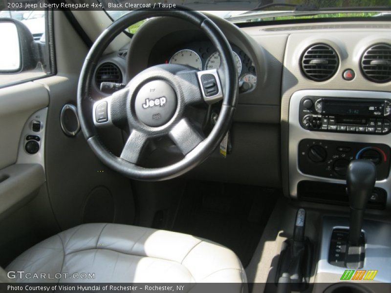 Black Clearcoat / Taupe 2003 Jeep Liberty Renegade 4x4