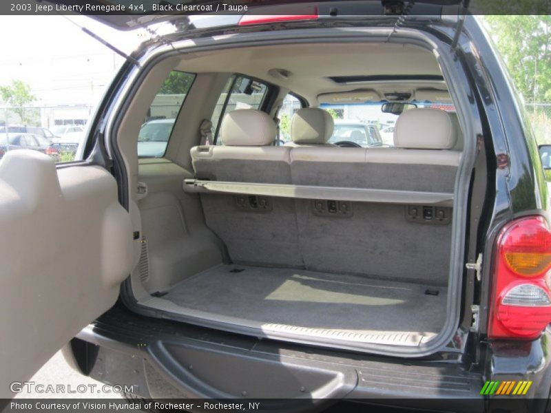 Black Clearcoat / Taupe 2003 Jeep Liberty Renegade 4x4