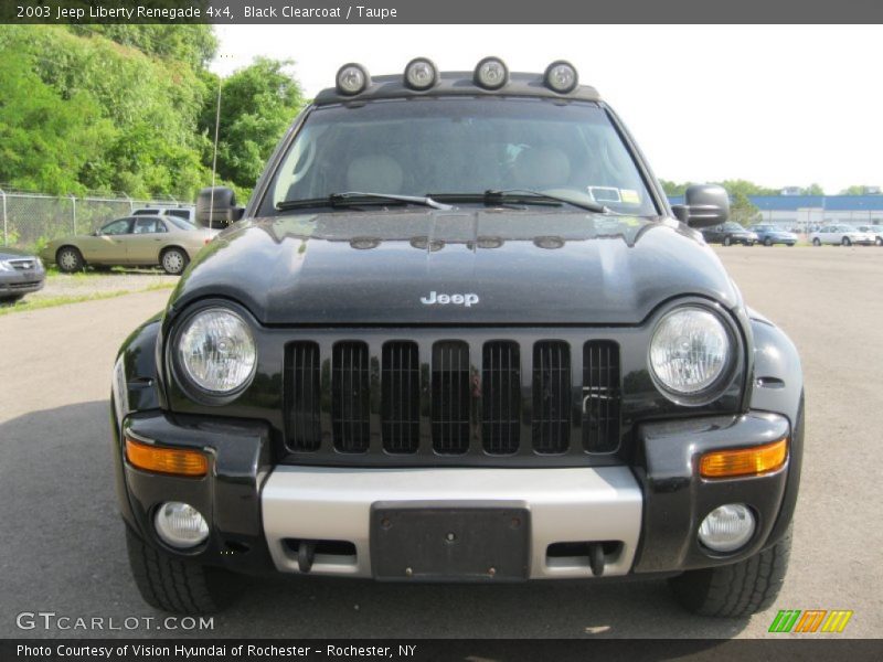 Black Clearcoat / Taupe 2003 Jeep Liberty Renegade 4x4