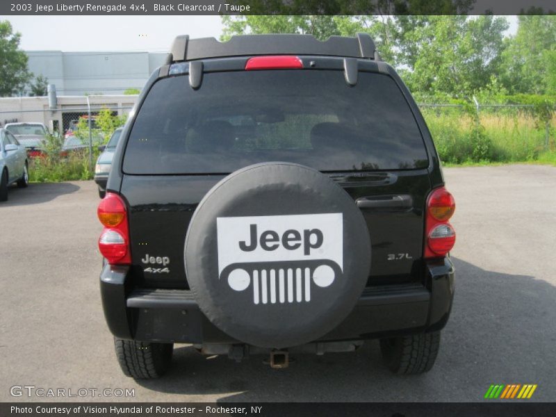 Black Clearcoat / Taupe 2003 Jeep Liberty Renegade 4x4